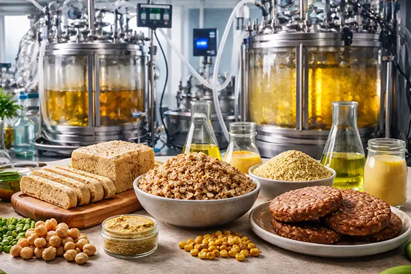 Fermented protein ingredient